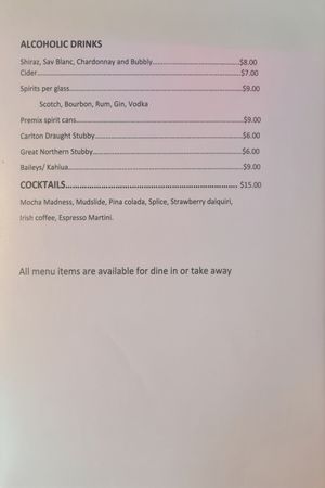  at Fresh Air Cafe in Omeo