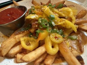 Dragon Fries - SO good  at Fresh Sherway in Toronto