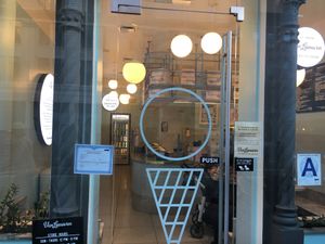 Front entrance at Van Leeuwen Ice Cream - 253 Columbus Ave in New York City