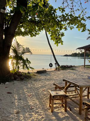 Sunsets at heaven at Colorful Hut in Koh Phangan