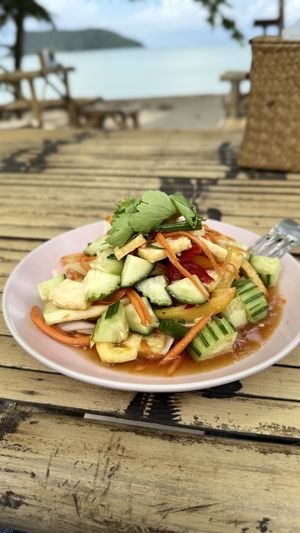 Tofu salad  at Colorful Hut in Koh Phangan