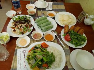 mains and sides at Hoa Khai in Ho Chi Minh City