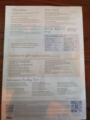 Menu at Ferryboat Inn in Hayling Island