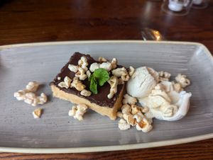 Vegan cheesecake at Ferryboat Inn in Hayling Island