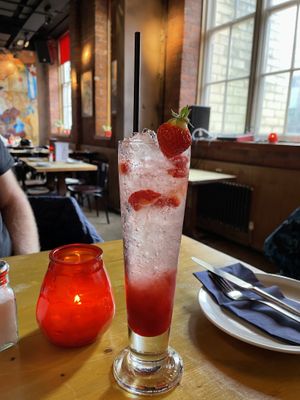 Strawberry lemonade   at Cubana Tapas Bar in Sheffield