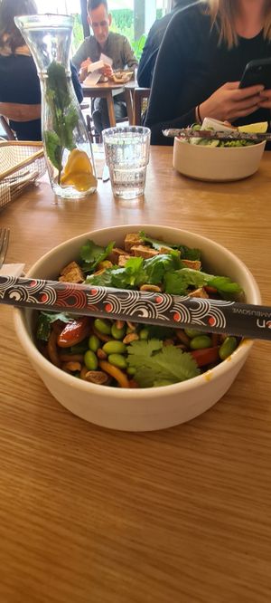 Vegan Bowl at Cały Gaweł Cantine Bar Cafe in Sopot