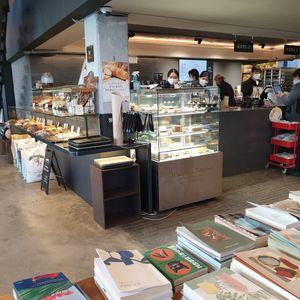 counter.  order on right at The Forest Choso Chaekbang in Seoul