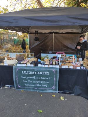 We participate to the Chiswick food market as well at Lilium Cakery in North West London