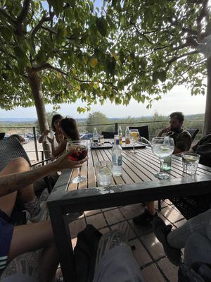 Terrace  at Vinyanova in El Bruc