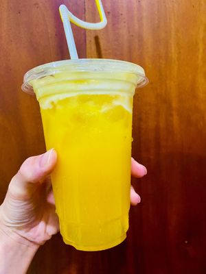Pineapple juice at Ganesh Indian Restaurant in Phu Quoc