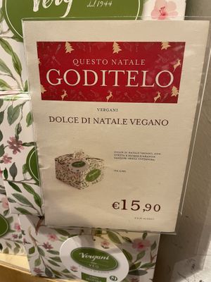 They have more vegan options  at Eataly in Milan