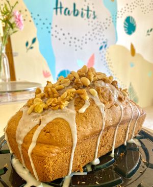 Vegan carrot cake🥕🥕  at Habits in Holbox