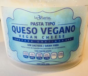 Vegan cheese  at Las 3 Puertas in Cancun