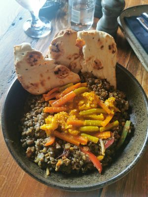 Puy lentil curry at The Dairy in Larne