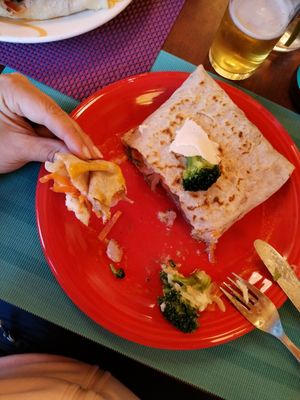 Salty crêpe at Viva la Pepa in El Calafate