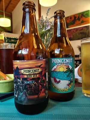 Local beers at Viva la Pepa in El Calafate