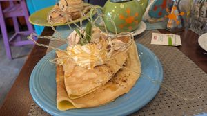 Lots of calories 😀 at Viva la Pepa in El Calafate