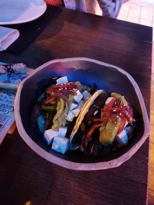 Tacos at Mirlo La Caleta in Tenerife