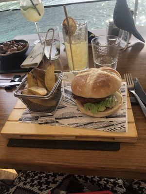 Beyond burger  at Mirlo La Caleta in Tenerife