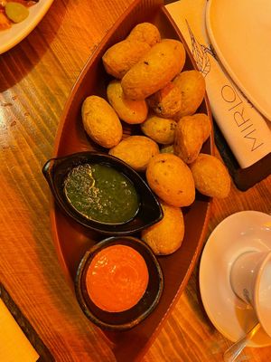 Papas arrugadas  at Mirlo La Caleta in Tenerife