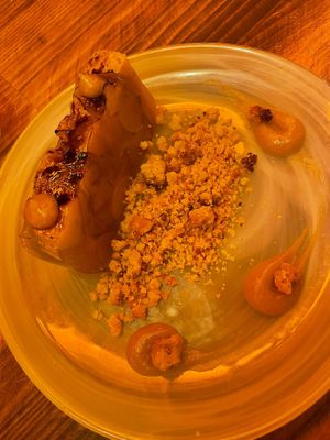 Apfelkuchen (hübsch, leider gar nicht lecker!)   at Mirlo La Caleta in Tenerife