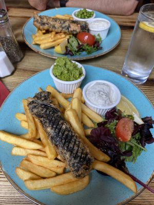 Vegan Fish & Chips   at No 1 High Street Bar in Edinburgh