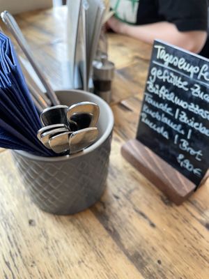 Tischdetails   at Café Milchmädchen in Dresden