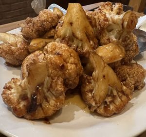 Kung pao cauliflower  at wonderful in Millbrae