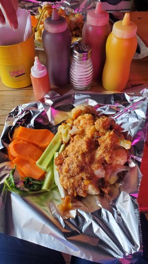 Cauliflower wings at Spice in Manizales