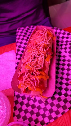 Hotdog at Spice in Manizales