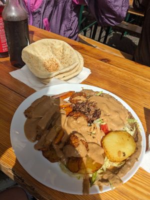 Vegan Teller Plus at Sahara Imbiss - Bergmannstr in Berlin