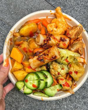   at Vegan Thai Food - Food Stall in North West London