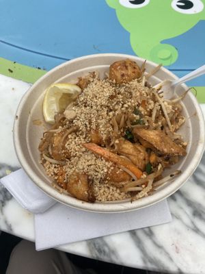 Tofu Pad Thai!  at Vegan Thai Food - Food Stall in North West London