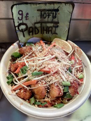 Tofu padthai  at Vegan Thai Food - Food Stall in North West London