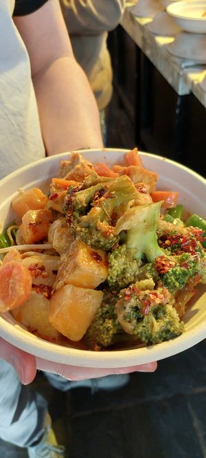 Mix of everything at Vegan Thai Food - Food Stall in North West London