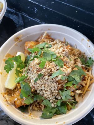 Pad thai  at Vegan Thai Food - Food Stall in North West London