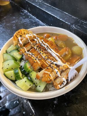 Katsu curry  at Vegan Thai Food - Food Stall in North West London