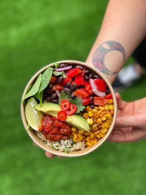 Mexican Bowl (partnership with A Wholesome Serving) at Earth to Body Cafe in Croydon