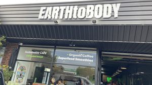   at Earth to Body Cafe in Croydon
