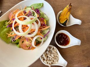 Veggie salad with extra toppings  #Veganuary at 9 Salads นายน์สลัด in Bangkok