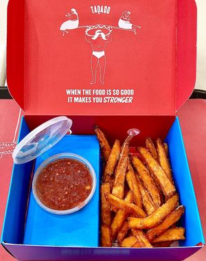 Sweet potato fries at Taqado - Dubai Mall in Dubai