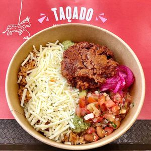 Impossible chorizo bowl at Taqado - Dubai Mall in Dubai