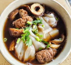 Best ever kuey chap, strong herbal taste, i love it😋 at Health Food Centre in Kuching