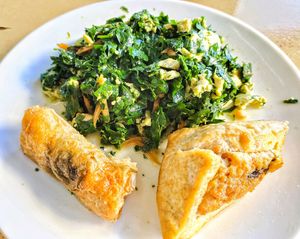 All the pucuk manis, Yong Tau Foo and rolls were delicious at Health Food Centre in Kuching