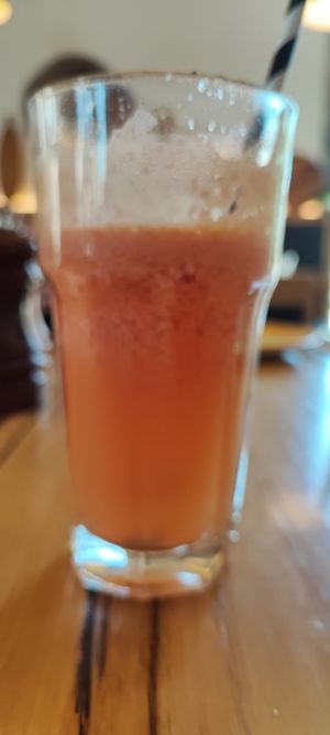 Watermelon, ginger and mint juice #Veganuary at Rococo in Point Cook