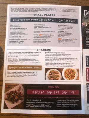 Menu 2 (Jan 2022) at The George Wallis in Wolverhampton