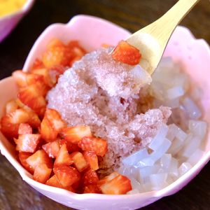 Grape crushed ice at Dessert Garden in Northbridge