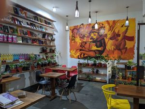 Interior at Alfajoreria Vegana in Santiago