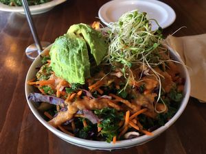 Build your own bowl at Chaco Canyon Organic Cafe - West in Seattle