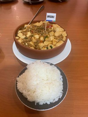 Mapo Tofu (Impossible Meat) 麻婆豆腐 (Photo by نايجل لينغ) at Shop Boy - 店小二 in Hong Kong Island
